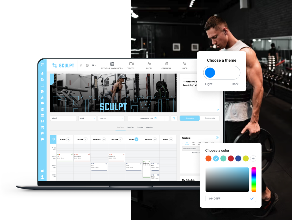 Customizable Platform and Mobile App_Gym Management Software_FLiiP